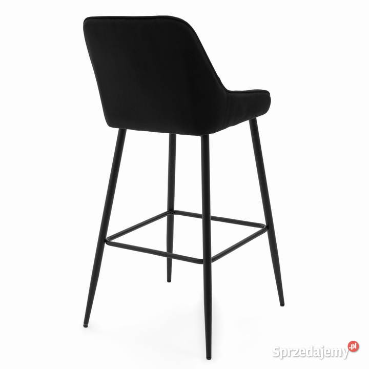 Czarny Hoker Tapicerowany Vasto Wysyłka 24H Tarchały Małe