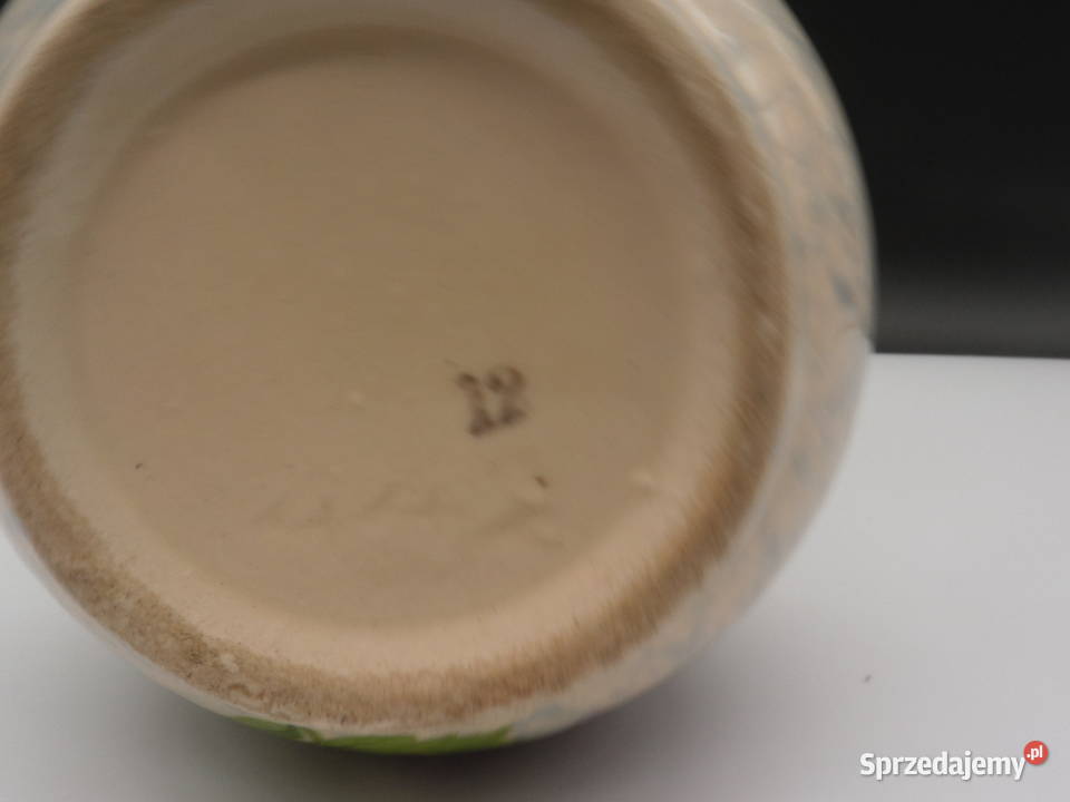 Ceramiczny Wazon wazonik Malowana Chryzantema Raszków sprzedam