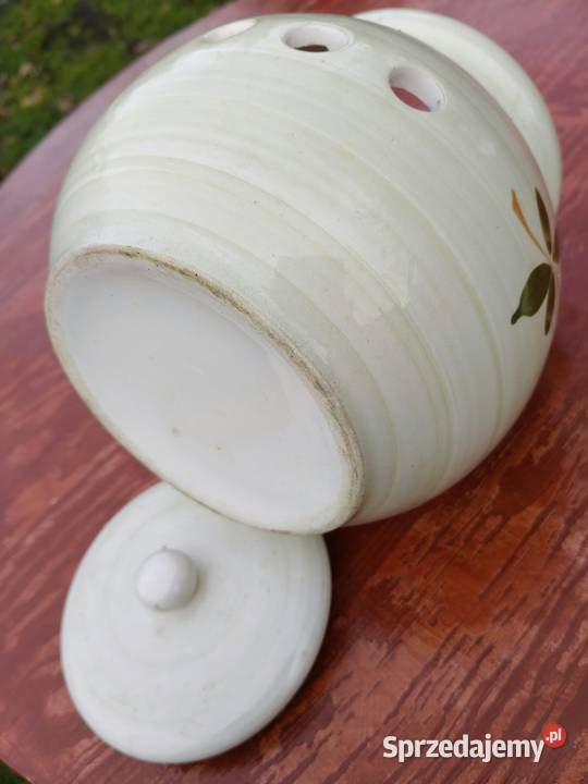 Ceramiczny pojemnik na cebulę szalotkę czosnek Wrocław