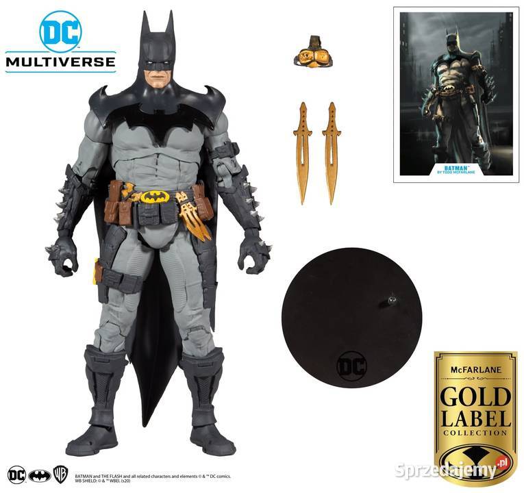 Duża Figurka Batman Todd DC Multiverse 20 Gold małopolskie Mogilany