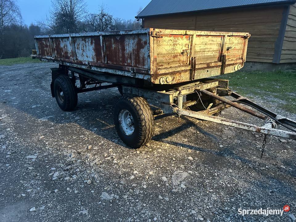 Przyczepa rolnicza Autosan D47 wywrotka 3 strony