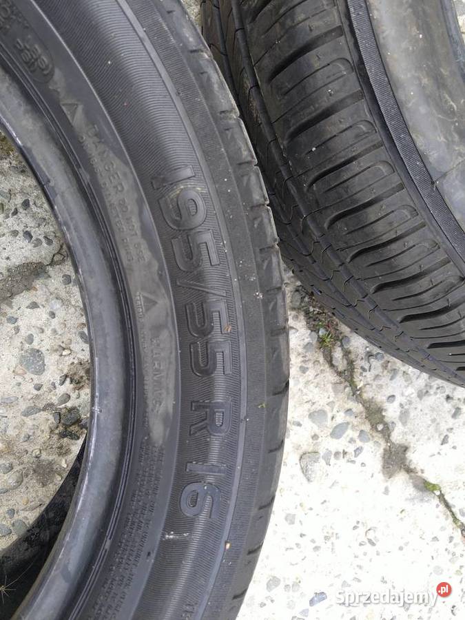 Opony letnie michelin dwie sztuki 19555r16 Izdebnik