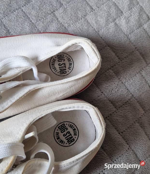 trampki Big star r 34 białe wiązane