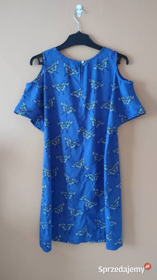Krótka letnia sukienka w motyle LXL Atmosphere Rozmiar 42(XL) Olkusz