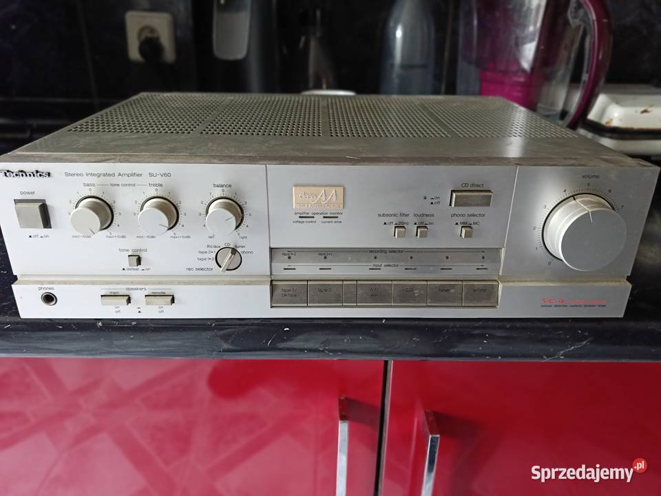 Wzmacniacz audio Technics SUV60 uszkodzony warmińsko-mazurskie Elbląg sprzedam