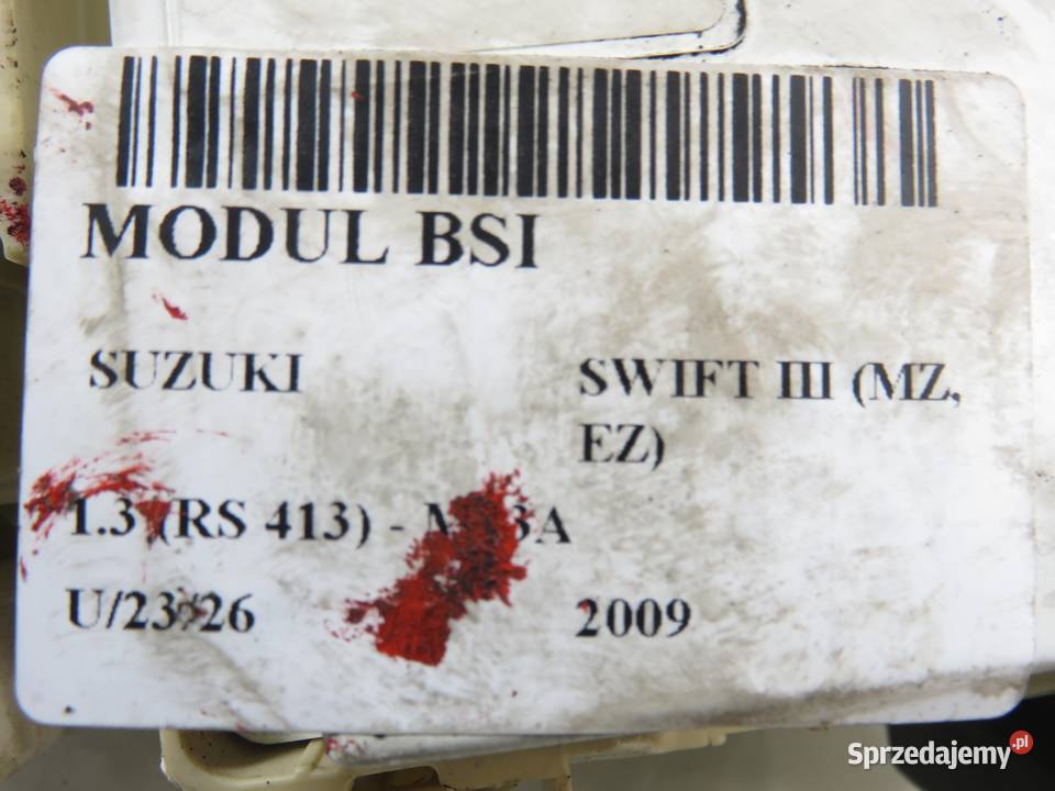 BSI SUZUKI SWIFT III MZ EZ 13 RS 413 M13A