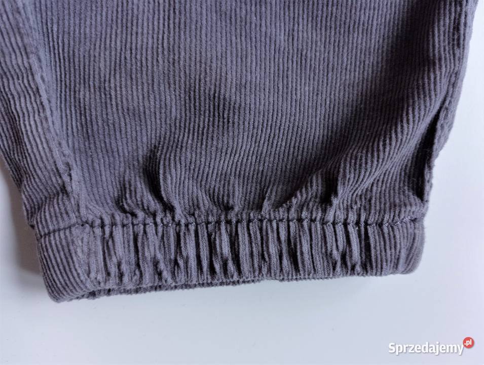 Cienkie spodnie sztruksowe z kokardką Cool Club Katowice