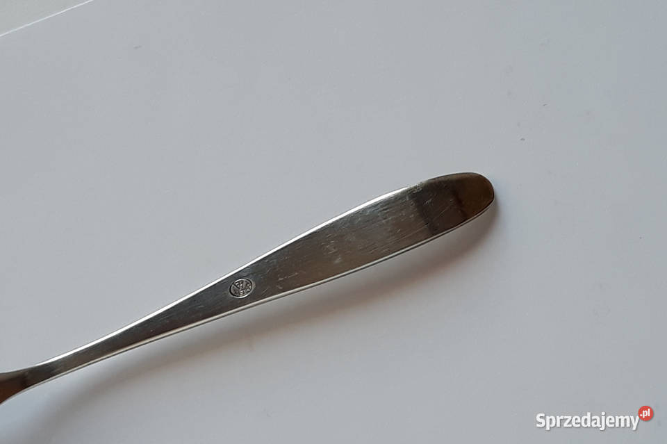 Posrebrzana szufelka łyżeczka do cukru 2 wzór Dąbrowa Górnicza