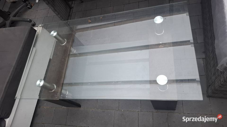Stolik kawowy ze szklaną szybą Stoliki kawowe i ławy opolskie Strzelce Opolskie