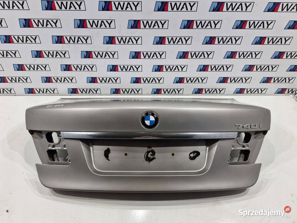 BMW 7 F01 KLAPA BAGAŻNIKA TYŁ TYLNA A72 osobowe