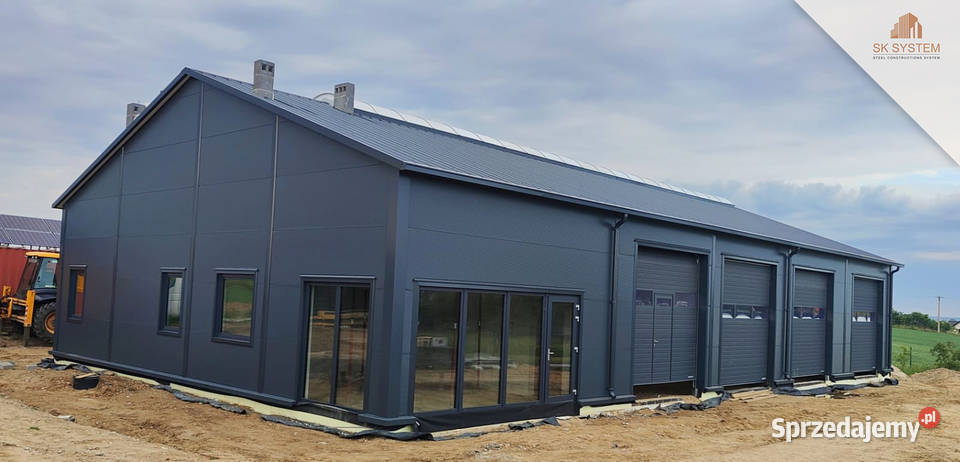 Hala 405 m2 stalowa produkcyjna magazyn warsztat Sprzedaż Gdańsk