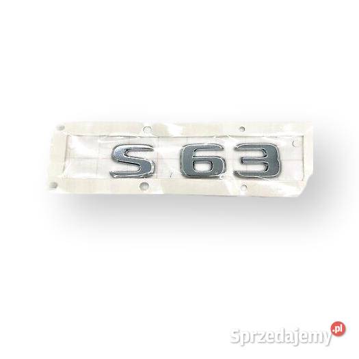 MERCEDES SKLASA W222 Emblemat S63 klapy tyl OE śląskie Ruda Śląska