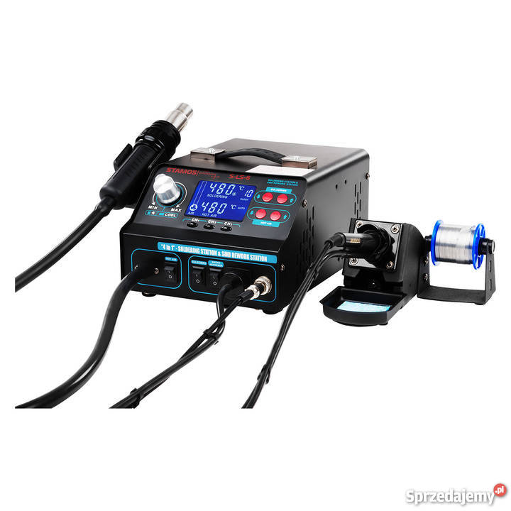 Stacja lutownicza hot air kolba podciśnieniowy Poczesna sprzedam