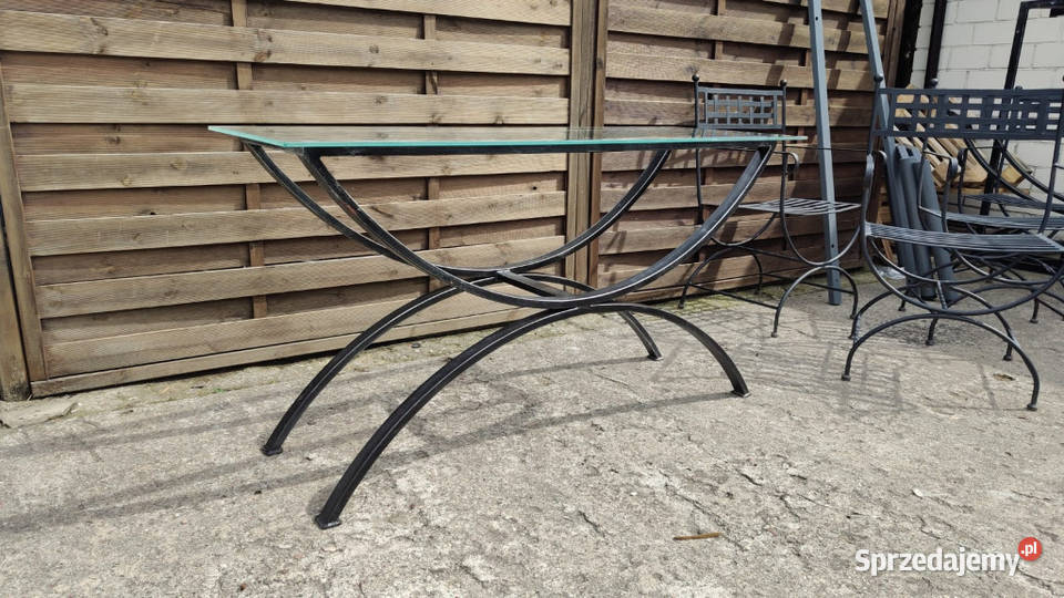 2 x konsola metalowa toaletka ze szkłem mazowieckie Warszawa