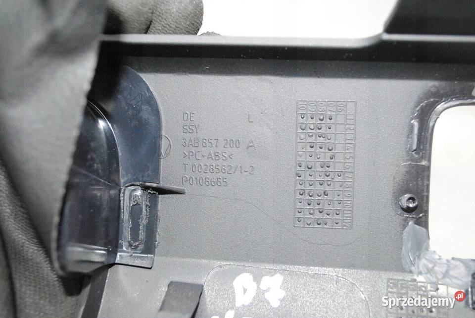 OSŁONA DESKI KONSOLI OBUDOWA VW PASSAT B7 sprzedam