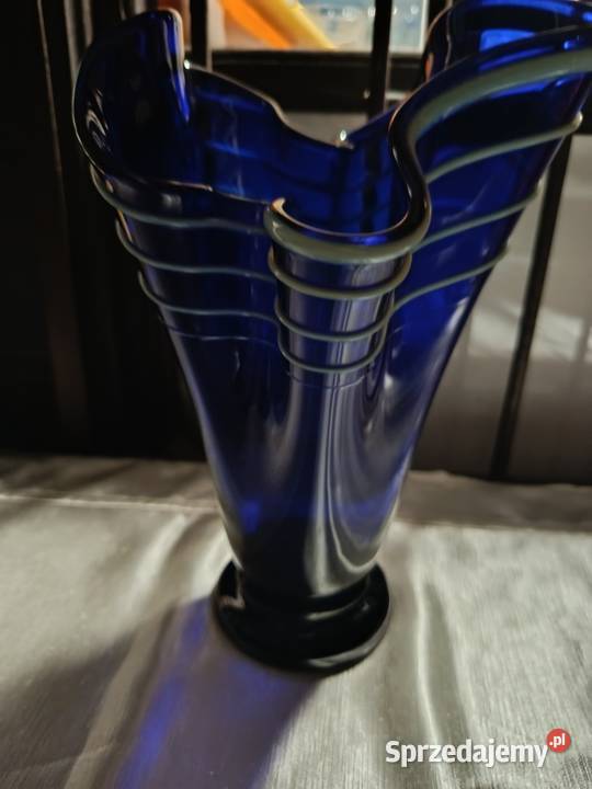 Wazon kobaltowy w oplocie ZHorbowego Warszawa sprzedam