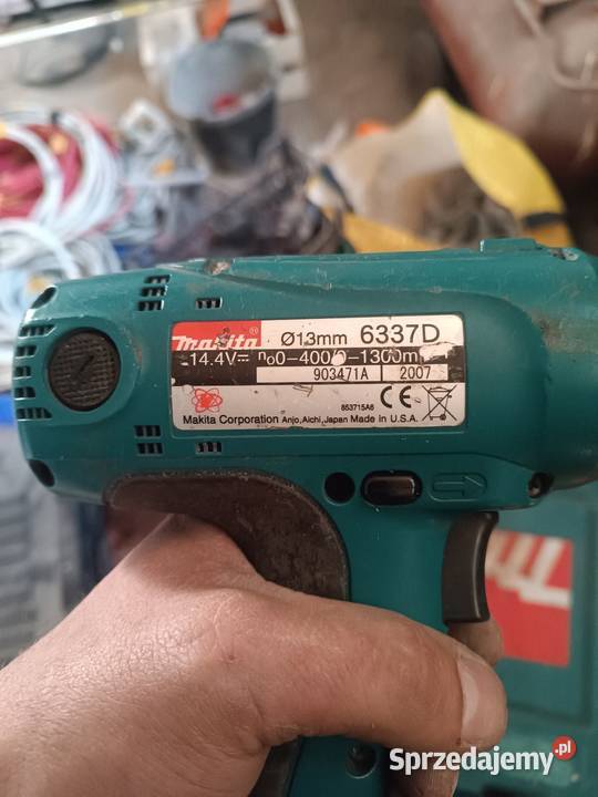 Zestaw makita 6337d bateria i ladowarka sprzedam