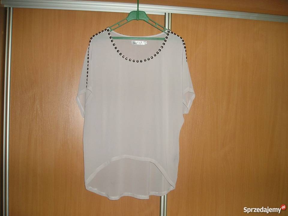 Nowa bluzka mgiełka dłuższy tył 40 38 42 sorbet Moda i Styl Słupsk