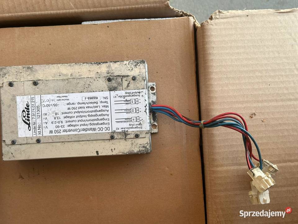 Przetwornica napięcia Linde 7917401215 do wózka Układ elektryczny i zapłon