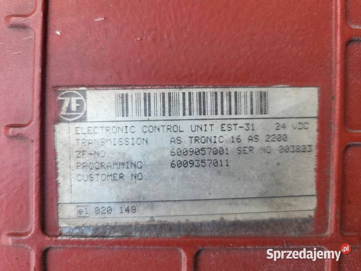 Sterownik Komputer Skrzyni AS TRONIC 16 AS 2200 Zawichost