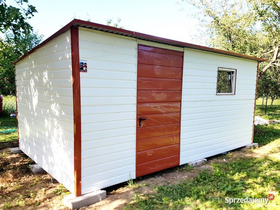 Domek ogrodowy 53m białyjasny brąz Iława