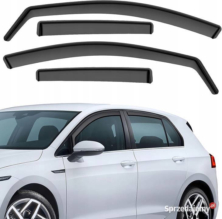 Deflektor przeciwwiatrowy czarny kompatybilny z mazowieckie Myszyniec