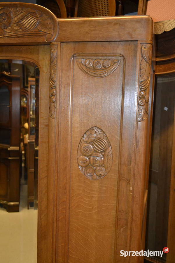 szafa artdeco 1930 francja dąb