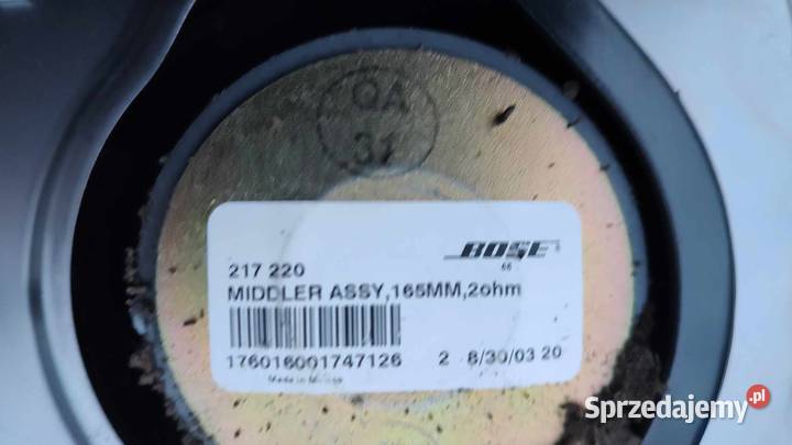 Głośniki samochodowe 165 Bose Subwoofer Alfa