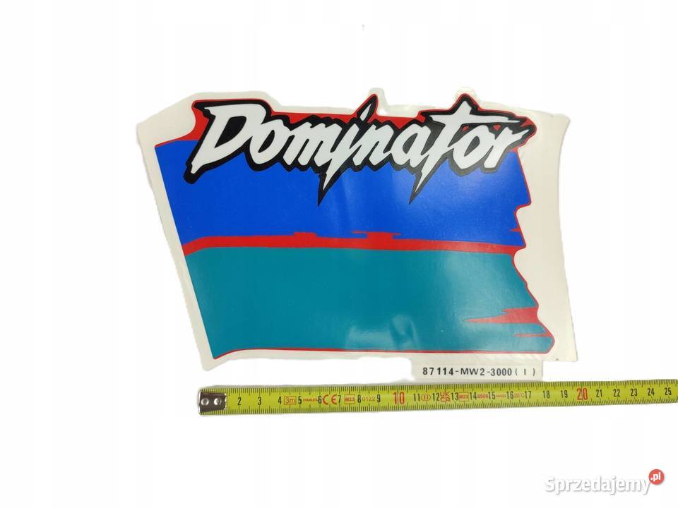 NAKLEJKA DOMINATOR L BOCZEK HONDA NX500 lubelskie