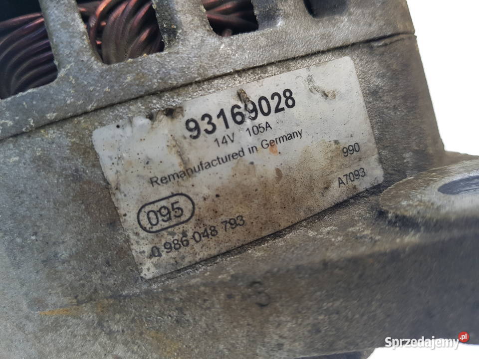 Alternator Opel Zafira B Vectra Signum Z19DTH Strzyżów