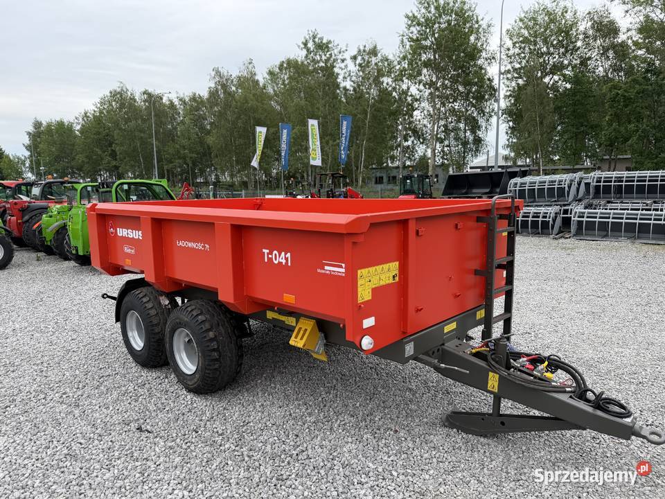 NOWA Przyczepa skorupowa URSUS T041 HARDOX 7T 8T podlaskie Zambrów