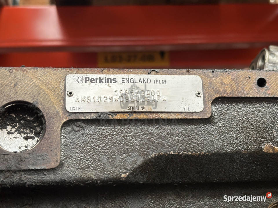 Perkins AK81029 19852400 Silnik CZĘŚCI Jastrzębniki