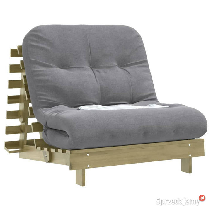 Sofa rozkładana futon z materacem 90x206x11 mazowieckie Warszawa