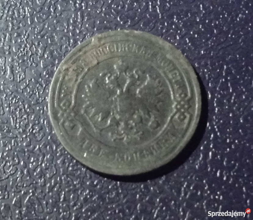 ROSJA 2 kopiejki 1901 piękna patyna
