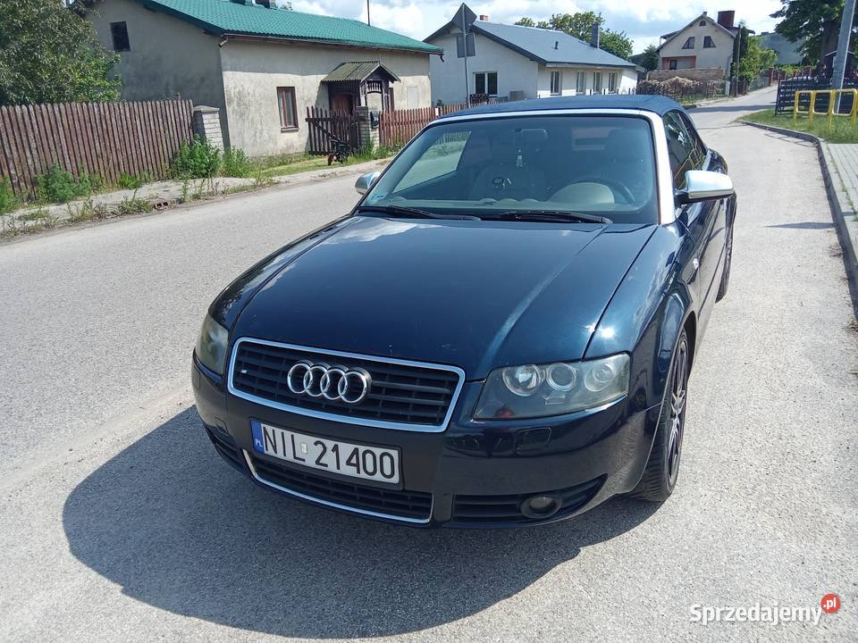 Audi A4 S4 18 T LPG cabrio Rok produkcji 2003 Nowe Miasto Lubawskie