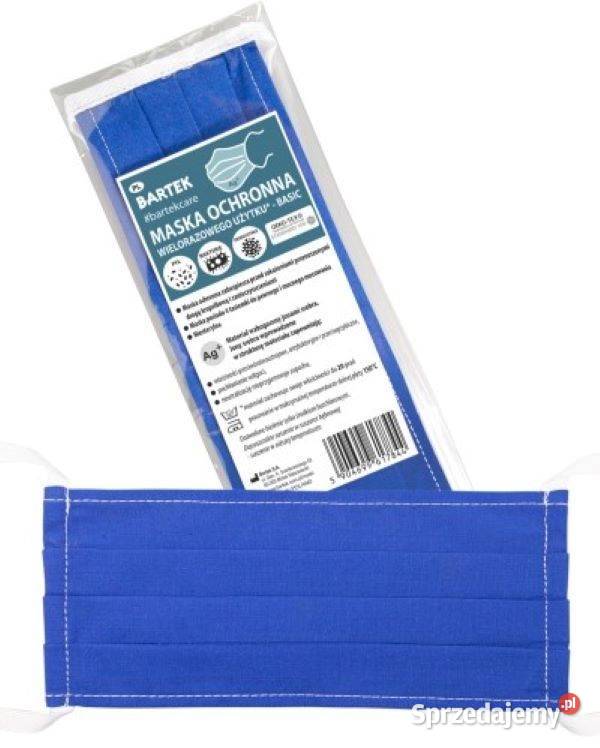 Maseczka ochronna wielorazowa wiązana z jonami Mińsk Mazowiecki
