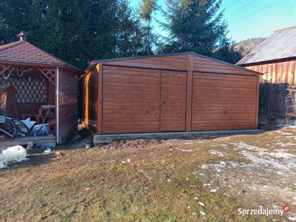 Garaż blaszany 5x5 profil zamknięty małopolskie Zakopane