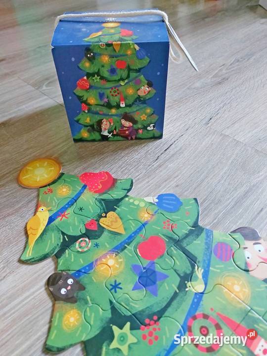 Puzzle Pucio i Misisa układają choinkę 6mc Kraków
