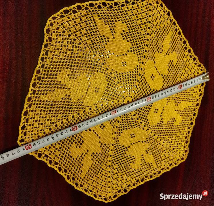 Serweta szydełkowa Obrusy i serwety małopolskie Ryczówek