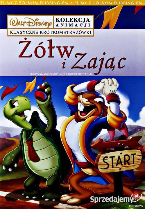 ŻÓŁW I ZAJĄC KLASYCZNE KRÓTKOMETRAŻÓWKI DISNEY Kalisz