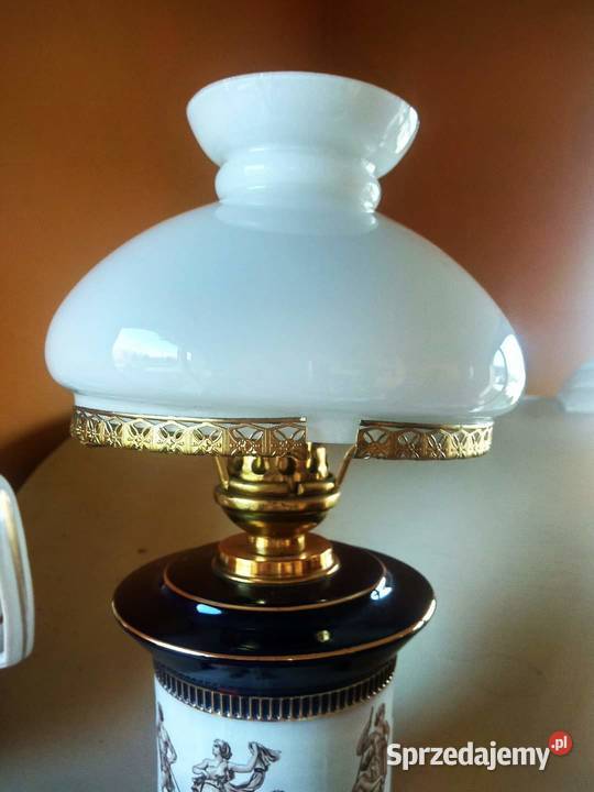 Lampa z kobaltem i scenami
z amfor greckich Gdańsk