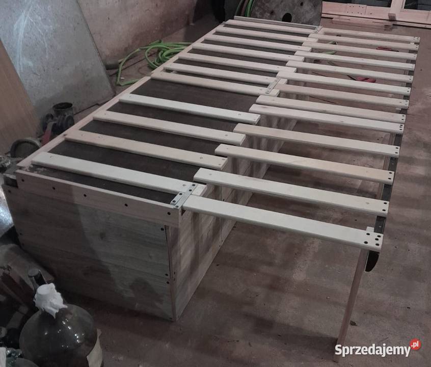 Łóżko rozsuwane dwuosobowe do kampera mazowieckie Radom sprzedam