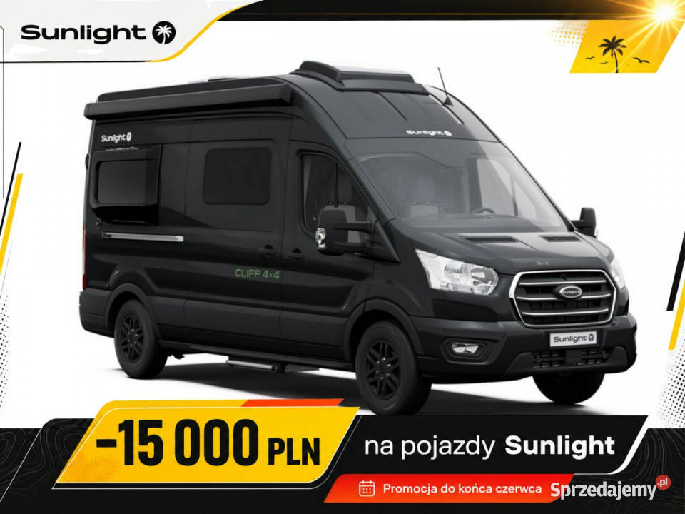 samochody kempingowe Sunlight Cliff 590 4x4 Ford pełny VAT Janki sprzedam