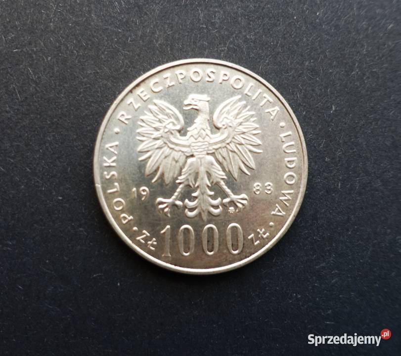 1000 Jan Paweł II 1983 Srebro sprzedam