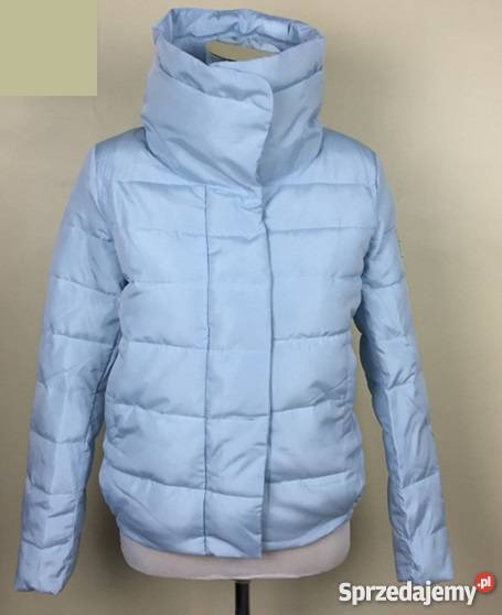 KURTKA PIKOWANA DAMSKA 38M 40L czarna BIAŁA