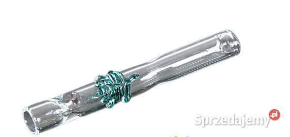 Lufka Szklana Z Liściem Gruba Szkło 9 Krótka Pozostałe Ostrowy nad Okszą