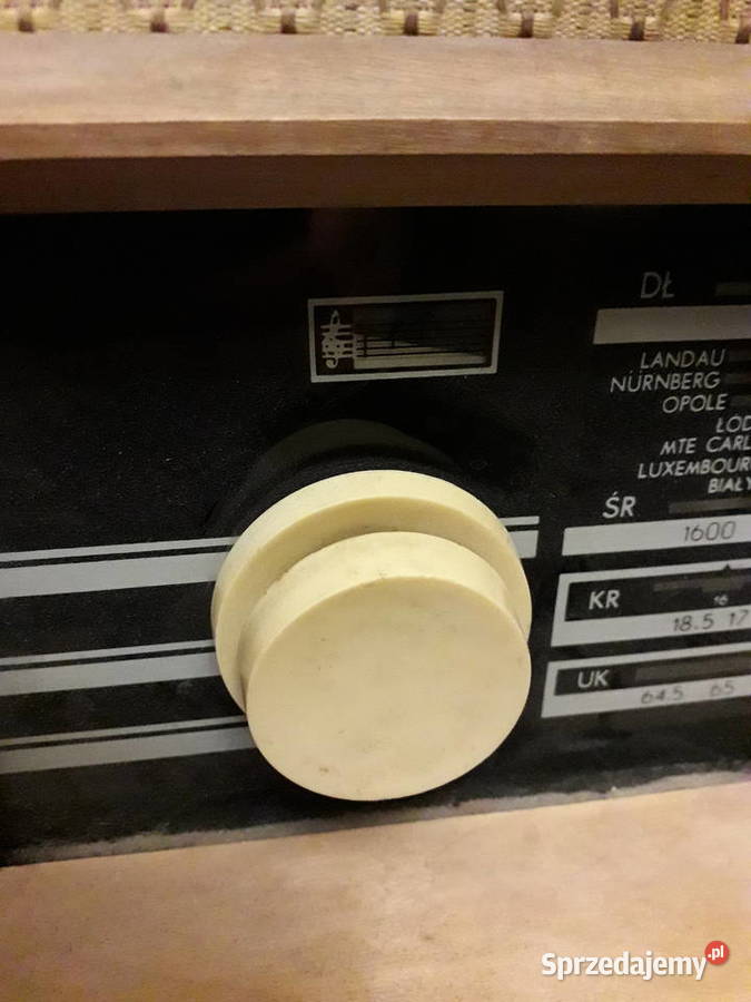 Radio lampowe Sonata z gramofonem