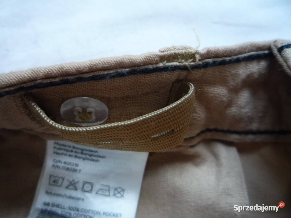 HM 140 Beżowe Spodnie Chino Wiosna lato Nowe Spodnie Szczecin