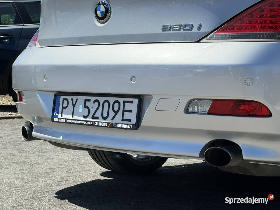BMW 650 CABRIOZarejestrowany w PolscePiękny Stan srebrny Suchy Las