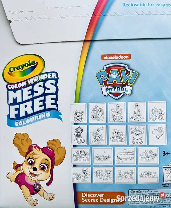 Crayola Niebrudzące Kolorowanki Magiczne Pisaki